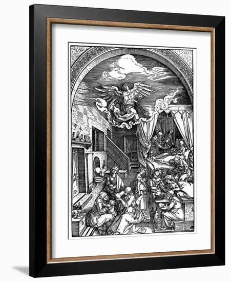 Birth of the Virgin, 1502-1505-Albrecht Durer-Framed Giclee Print