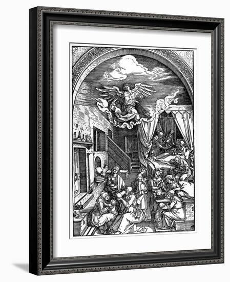 Birth of the Virgin, 1502-1505-Albrecht Durer-Framed Giclee Print