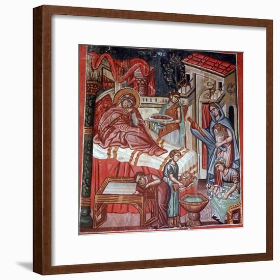 Birth of the Virgin Mary, 1494-Philippos Goul-Framed Giclee Print