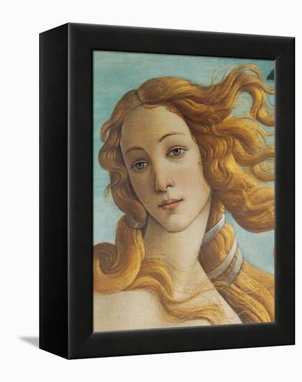 Birth of Venus, Head of Venus-Sandro Botticelli-Framed Stretched Canvas