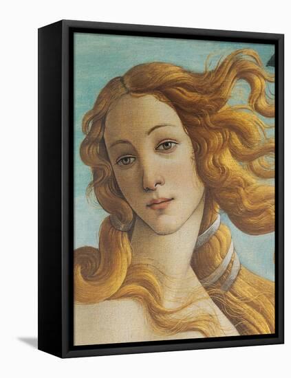 Birth of Venus, Head of Venus-Sandro Botticelli-Framed Stretched Canvas