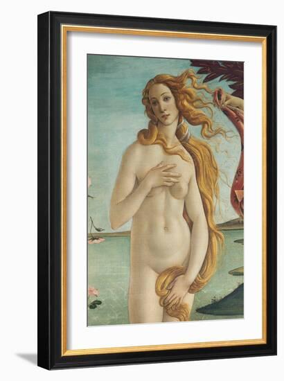 Birth of Venus, Venus-Sandro Botticelli-Framed Art Print