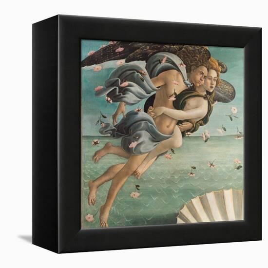 Birth of Venus, Zephyrus and Aura-Sandro Botticelli-Framed Stretched Canvas