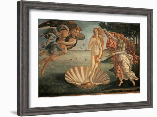 Birth of Venus-Sandro Botticelli-Framed Art Print