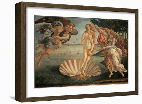 Birth of Venus-Sandro Botticelli-Framed Art Print