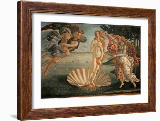 Birth of Venus-Sandro Botticelli-Framed Art Print