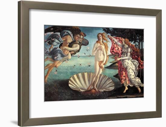 Birth of Venus-Sandro Botticelli-Framed Art Print