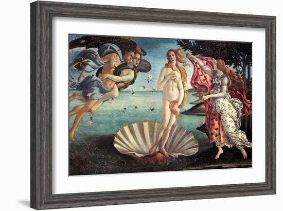 Birth of Venus-Sandro Botticelli-Framed Art Print