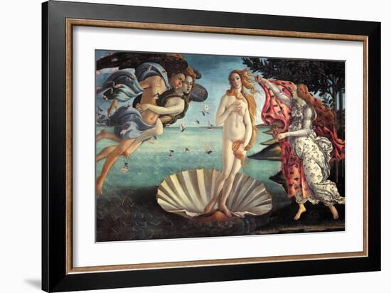 Birth of Venus-Sandro Botticelli-Framed Art Print