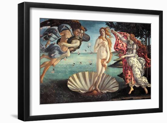 Birth of Venus-Sandro Botticelli-Framed Art Print