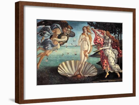 Birth of Venus-Sandro Botticelli-Framed Art Print