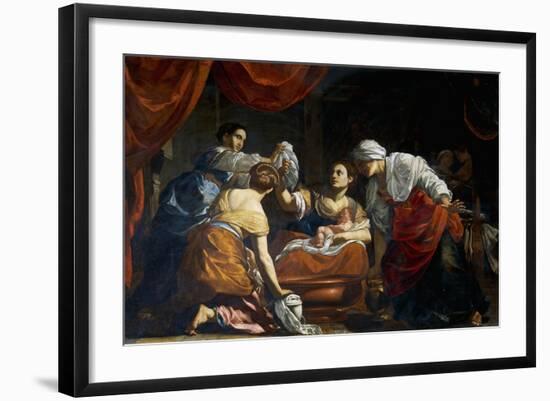 Birth of Virgin-Simon Vouet-Framed Giclee Print