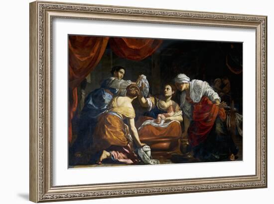 Birth of Virgin-Simon Vouet-Framed Giclee Print