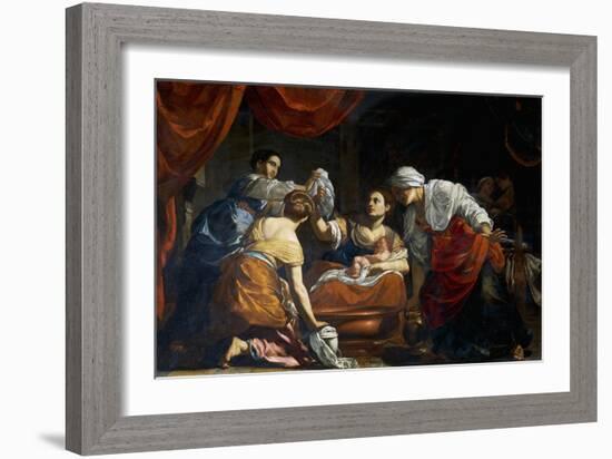 Birth of Virgin-Simon Vouet-Framed Giclee Print