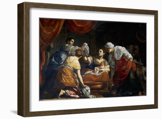 Birth of Virgin-Simon Vouet-Framed Giclee Print