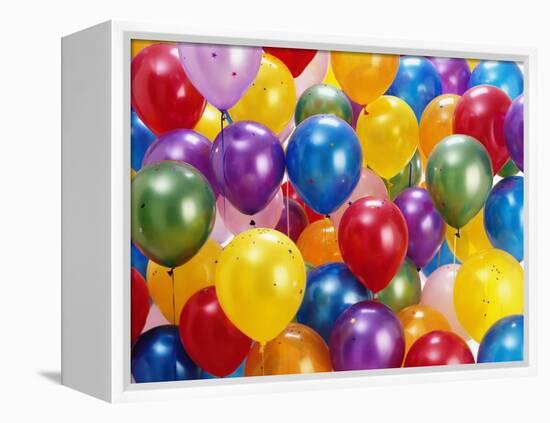 Birthday Balloons-Richard Hutchings-Framed Premier Image Canvas