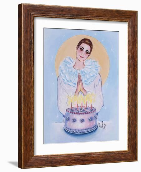 Birthday Cake - Enhanced-Judy Mastrangelo-Framed Giclee Print