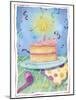 Birthday Cake-Fiona Stokes-Gilbert-Mounted Giclee Print