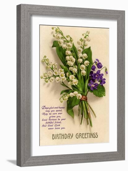 Birthday Card, 1928-null-Framed Giclee Print