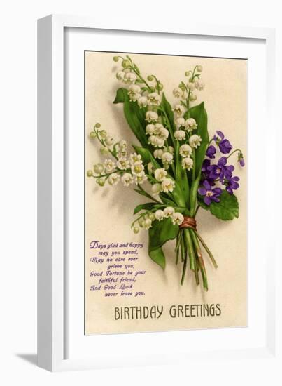 Birthday Card, 1928-null-Framed Giclee Print