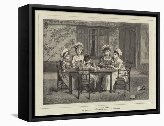 Birthday Tea-Kate Greenaway-Framed Premier Image Canvas