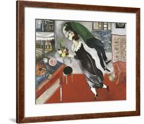 Birthday-Marc Chagall-Framed Art Print
