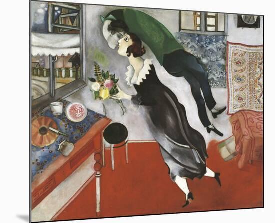 Birthday-Marc Chagall-Mounted Art Print