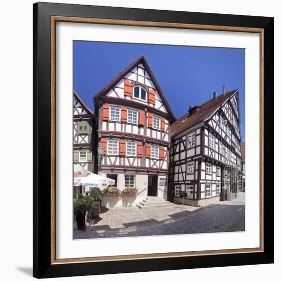 Birthplace Gottlieb Daimler, Half-Timbered Houses, Germany-Markus Lange-Framed Photographic Print