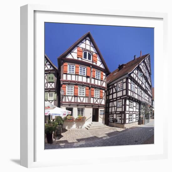 Birthplace Gottlieb Daimler, Half-Timbered Houses, Germany-Markus Lange-Framed Photographic Print