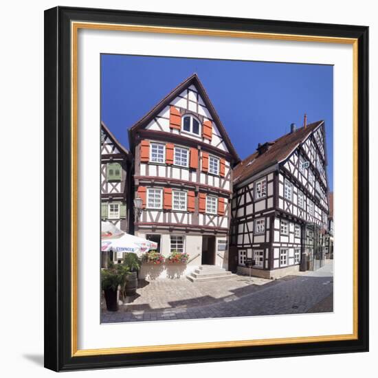 Birthplace Gottlieb Daimler, Half-Timbered Houses, Germany-Markus Lange-Framed Photographic Print