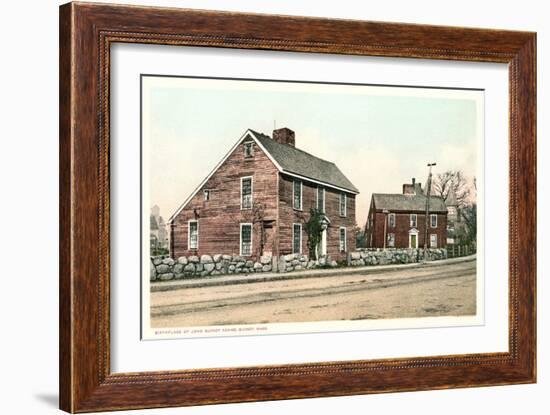 Birthplace of John Quincy Adams-null-Framed Art Print