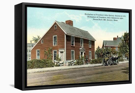 Birthplace of John Quincy Adams-null-Framed Stretched Canvas