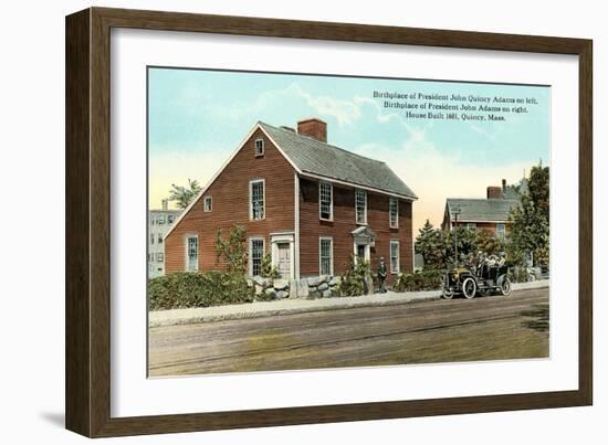 Birthplace of John Quincy Adams-null-Framed Art Print