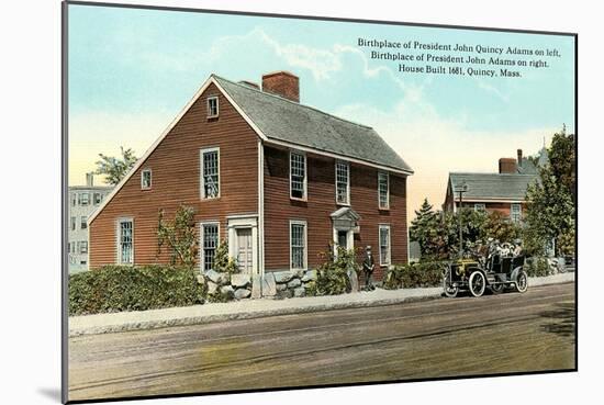 Birthplace of John Quincy Adams-null-Mounted Art Print
