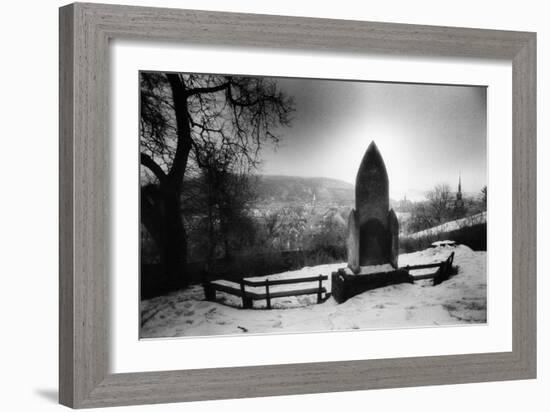 Birthplace of Vlad Dracul, Graveyard, Sighisora, Romania-Simon Marsden-Framed Giclee Print