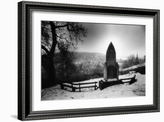 Birthplace of Vlad Dracul, Graveyard, Sighisora, Romania-Simon Marsden-Framed Giclee Print