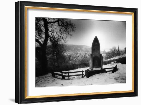 Birthplace of Vlad Dracul, Graveyard, Sighisora, Romania-Simon Marsden-Framed Giclee Print