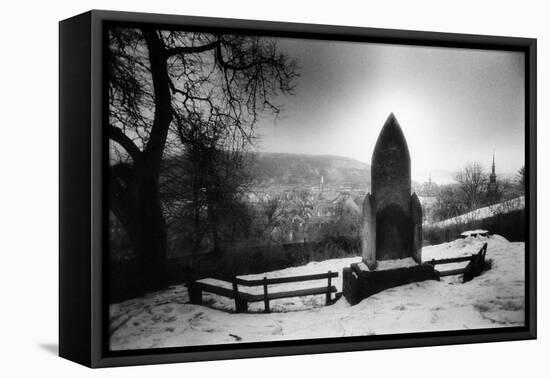Birthplace of Vlad Dracul, Graveyard, Sighisora, Romania-Simon Marsden-Framed Premier Image Canvas