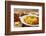 Biryani Rice or Pilau Rice with Curry, Fresh Cooked Basmati Rice with Spices, Delicious Indian Food-szefei-Framed Photographic Print