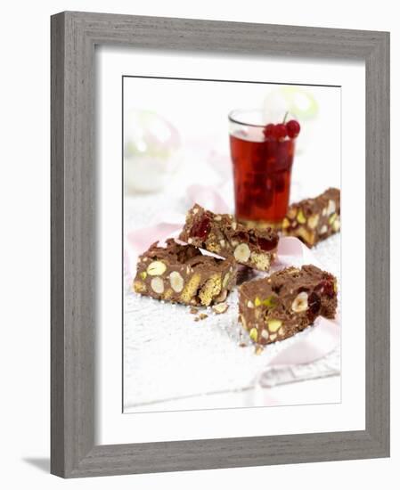 Biscotti Al Cioccolato (Chocolate Biscuits), Umbria, Italy-Ian Garlick-Framed Photographic Print