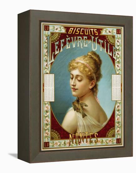 Biscuits Lefevre-Utile Poster-A.J. Chantron-Framed Premier Image Canvas