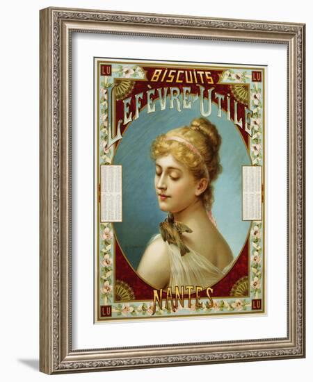 Biscuits Lefevre-Utile Poster-A.J. Chantron-Framed Giclee Print
