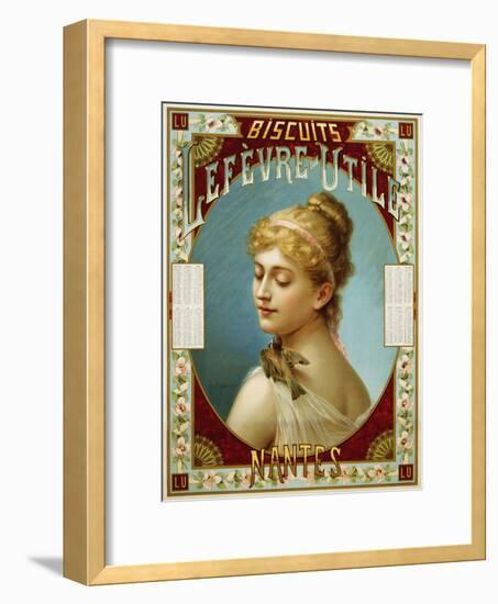 Biscuits Lefevre-Utile Poster-A.J. Chantron-Framed Giclee Print