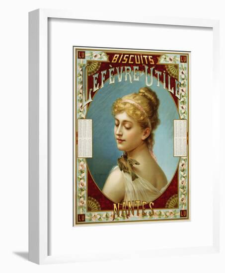 Biscuits Lefevre-Utile Poster-A.J. Chantron-Framed Giclee Print