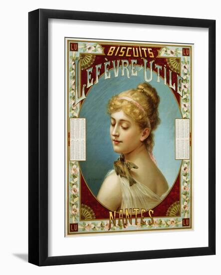 Biscuits Lefevre-Utile Poster-A.J. Chantron-Framed Giclee Print