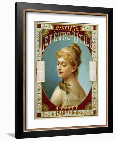 Biscuits Lefevre-Utile Poster-A.J. Chantron-Framed Giclee Print