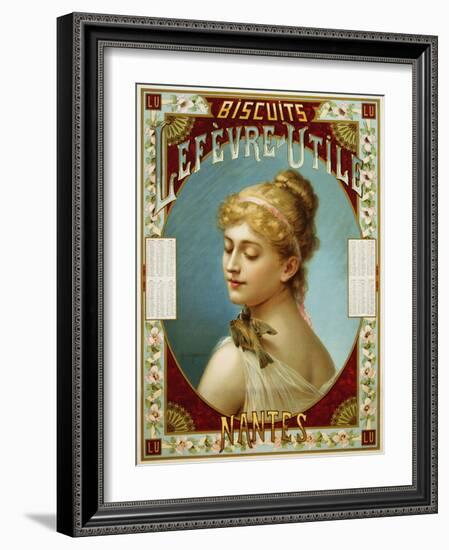 Biscuits Lefevre-Utile Poster-A.J. Chantron-Framed Giclee Print