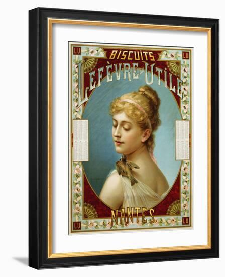 Biscuits Lefevre-Utile Poster-A.J. Chantron-Framed Giclee Print