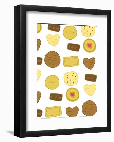 Biscuits - Tommy Human Cartoon Print-Tommy Human-Framed Art Print