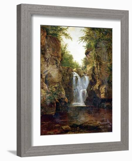Bish Bash Falls, 1855-60-John Frederick Kensett-Framed Giclee Print